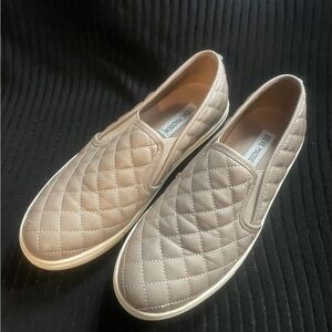 Steve Madden Shoes Womens 9 M Ecentrcq Quilted Casual Slip On Loafer Brown